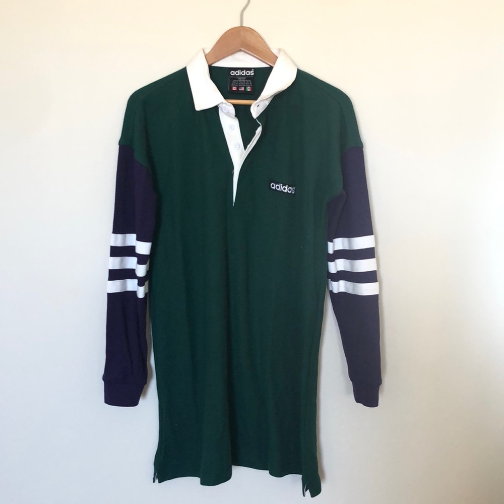 Vintage Adidas Rugby Colorblock Dress